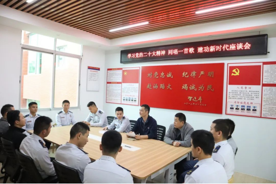 鲤城区江南街道退役军人服务站开展学习党的二十大精神同唱一首歌建功